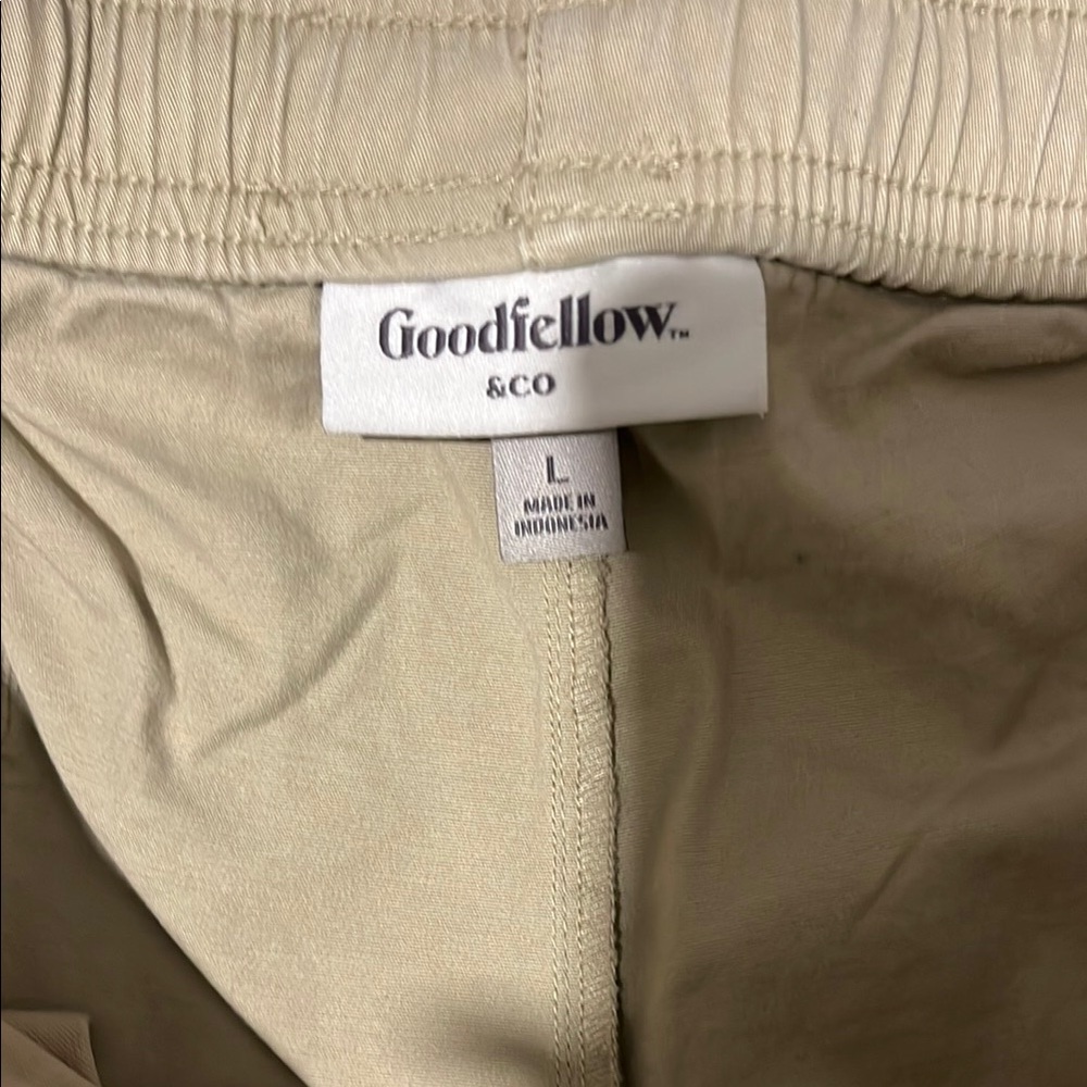 Goodfellow & Co Tan Shorts with Elastic Waist - Picture 2 of 3